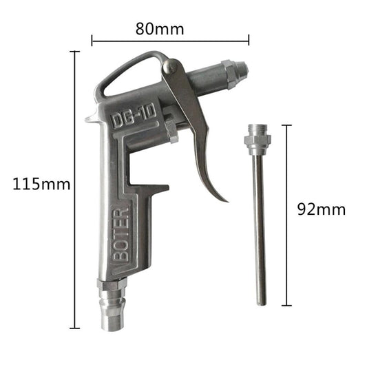 DG-10 Air Blow Gun Pistol Trigger Cleaner Compressor Dust Blower 8 Inch Nozzle Duster Cleaning Tools by buy2fix