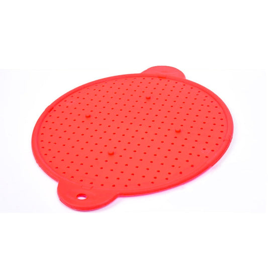 Multifunctional Food Grade Silicone Placemat Creative Kitchenware Heat Insulation Screen Filter(Red) by buy2fix