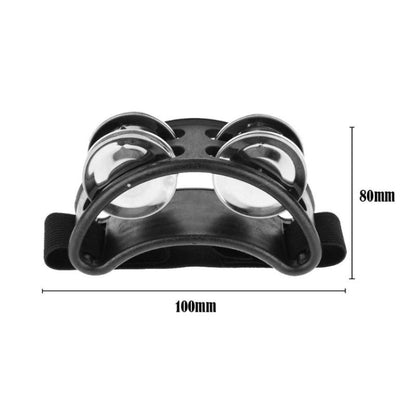 Aluminum Percussion Cajon Foot Bell, Size: 10 x 8 x 4cm(Black) - Percussion Accessories by buy2fix | Online Shopping UK | buy2fix