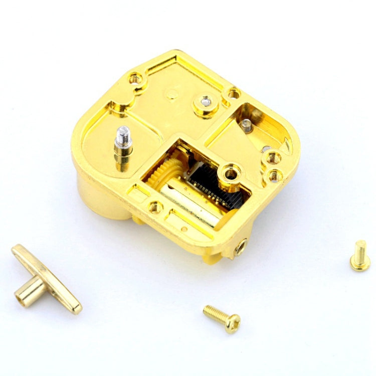 Eight-tone Gold-plated Bar Repair Parts DIY Sky City Paperback Music Box(Meet) - Music Box by buy2fix | Online Shopping UK | buy2fix