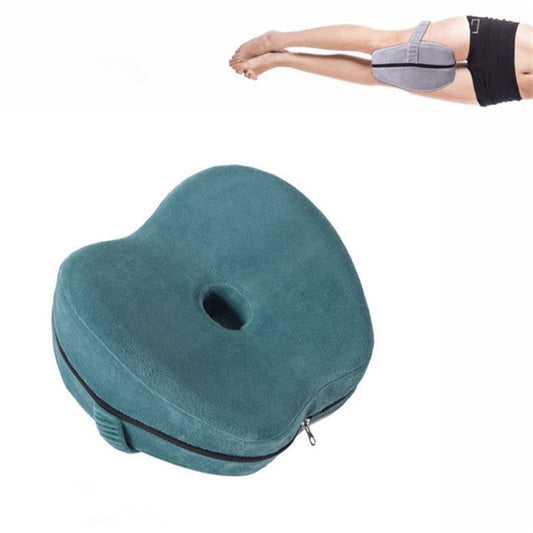Leg Shaping Apple Pillow Memory Breathable Knee Pillow(Lake Blue) by buy2fix