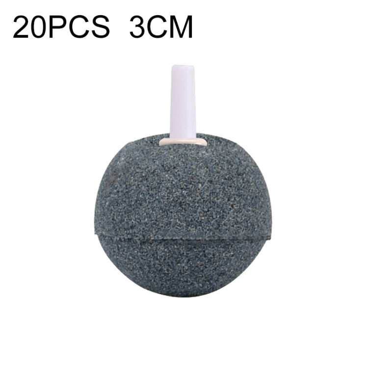 20 PCS 3cm Bubble Stone  Aquarium Oxygen Bubble Stone Gas Plate Oxygenation Head Sand Table Oxygen Disk Gas Stone - Air Pumps by buy2fix | Online Shopping UK | buy2fix