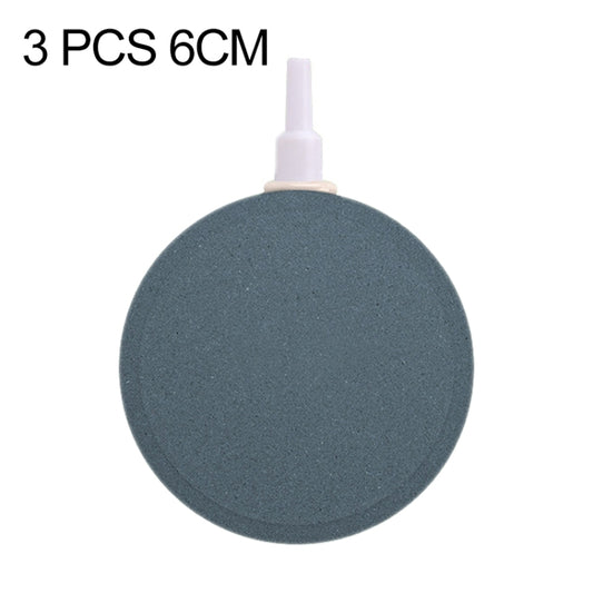 3 PCS 6cm Bubble Tray Aquarium Oxygen Bubble Stone Gas Plate Oxygenation Head Sand Table Oxygen Disk Gas Stone - Air Pumps by buy2fix | Online Shopping UK | buy2fix