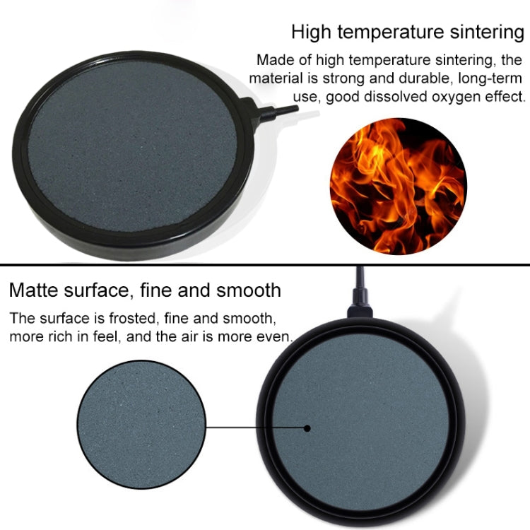 2 PCS 10cm Bubble Tray Aquarium Oxygen Bubble Stone Gas Plate Oxygenation Head Sand Table Oxygen Disk Gas Stone - Air Pumps by buy2fix | Online Shopping UK | buy2fix