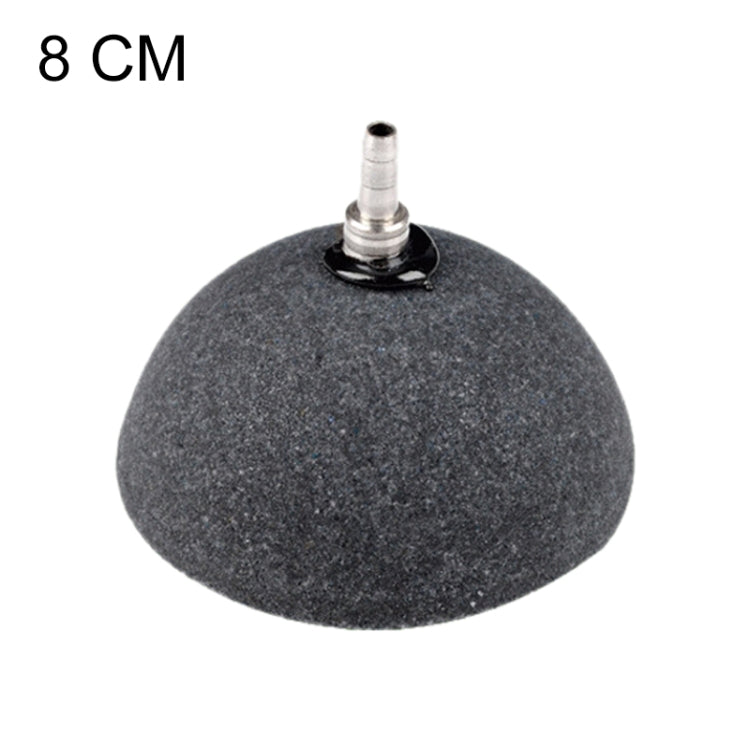 8cm Semicircular Gas Stone Aquarium Oxygen Bubble Stone Gas Plate Oxygenation Head Sand Table Oxygen Disk Gas Stone - Air Pumps by buy2fix | Online Shopping UK | buy2fix