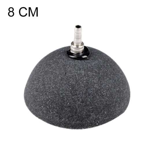 8cm Semicircular Gas Stone Aquarium Oxygen Bubble Stone Gas Plate Oxygenation Head Sand Table Oxygen Disk Gas Stone - Air Pumps by buy2fix | Online Shopping UK | buy2fix