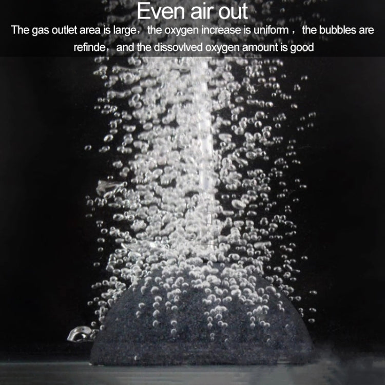 8cm Semicircular Gas Stone Aquarium Oxygen Bubble Stone Gas Plate Oxygenation Head Sand Table Oxygen Disk Gas Stone - Air Pumps by buy2fix | Online Shopping UK | buy2fix