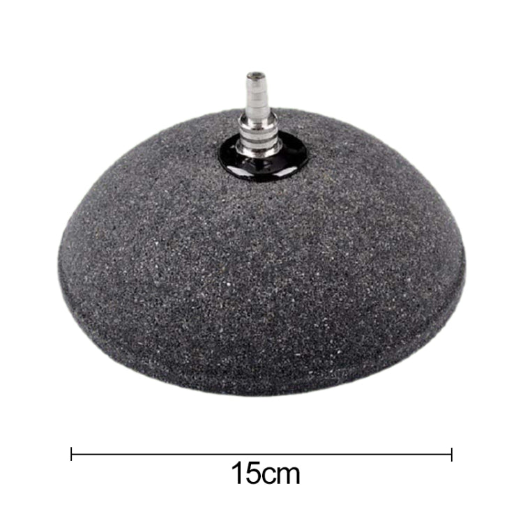 15cm Semicircular Gas Stone Aquarium Oxygen Bubble Stone Gas Plate Oxygenation Head Sand Table Oxygen Disk Gas Stone - Air Pumps by buy2fix | Online Shopping UK | buy2fix