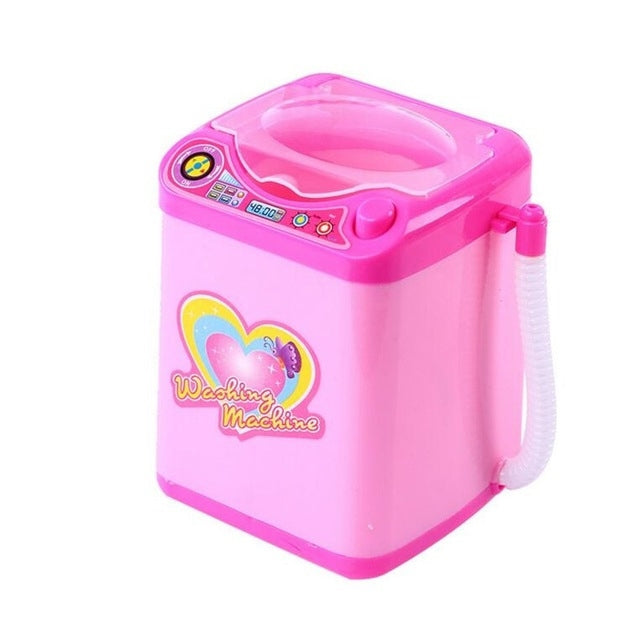 Mini Electric Washing Machine Pretend Play Children Furniture Toys(Pink) - Pretend Play Toys by buy2fix | Online Shopping UK | buy2fix