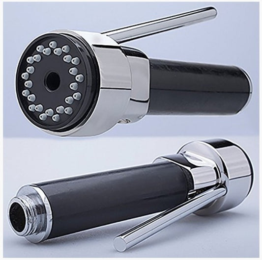 Kitchen Sink Chrome Faucet Nozzle Replacement Head Hand-held ABS Sprinkler by buy2fix