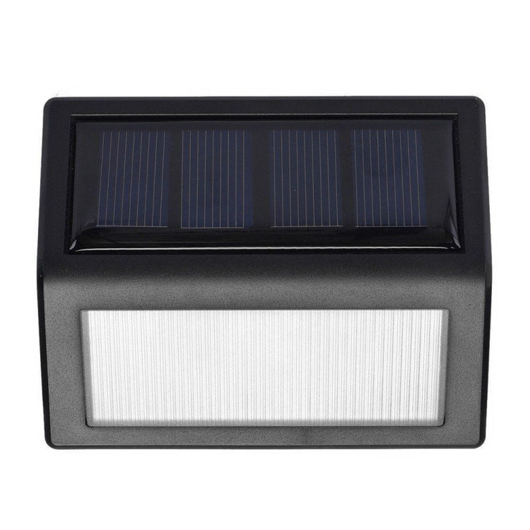 6 LEDs Solar Power IP55 Waterproof Light Sensor Wall Light Deck Lights(White light) - Solar Lights by buy2fix | Online Shopping UK | buy2fix