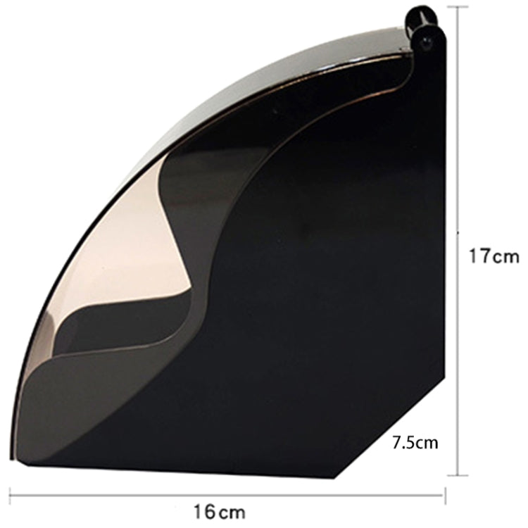 Filter Paper Holder Tapered Filter Paper Box Filtering Paper Storage Rack Stand Coffee Tools with Dust-Proof Cover - Coffee Machine Parts by buy2fix | Online Shopping UK | buy2fix
