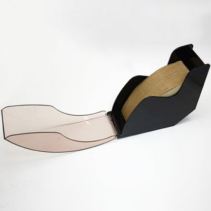 Filter Paper Holder Tapered Filter Paper Box Filtering Paper Storage Rack Stand Coffee Tools with Dust-Proof Cover - Coffee Machine Parts by buy2fix | Online Shopping UK | buy2fix