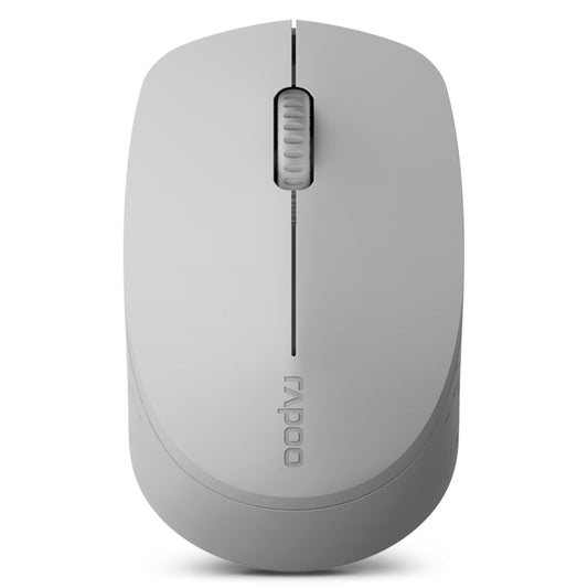 Rapoo M100G 2.4GHz 1300 DPI 3 Buttons Office Mute Home Small Portable Wireless Bluetooth Mouse(Light Gray) - Wireless Mice by Rapoo | Online Shopping UK | buy2fix