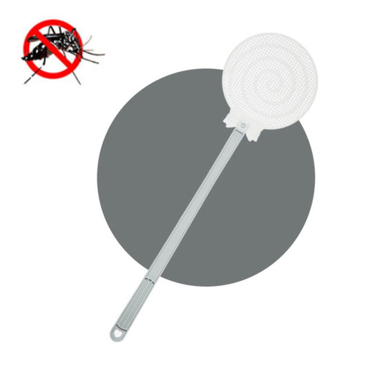 Summer Plastic Fly Swatter Flycatcher, Style:Lollipop Pattern(Dark Light Gray) - Fly Swatter by buy2fix | Online Shopping UK | buy2fix