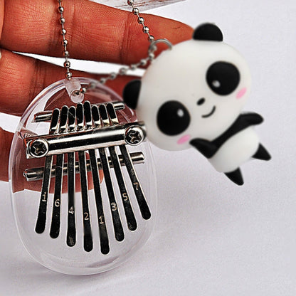 8-note Thumb Piano Mini Carimba Instrument(Transparent) - Keyboard Accessories by buy2fix | Online Shopping UK | buy2fix