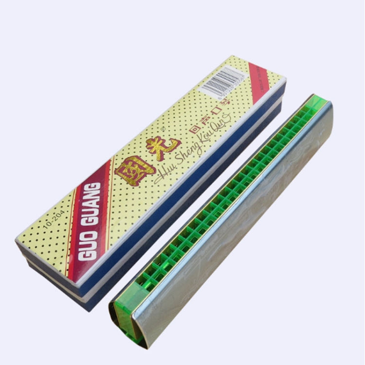 24-hole Echo Polyphony Stress Harmonica Instrument(Stress) - Wind Instrument Accessories by buy2fix | Online Shopping UK | buy2fix