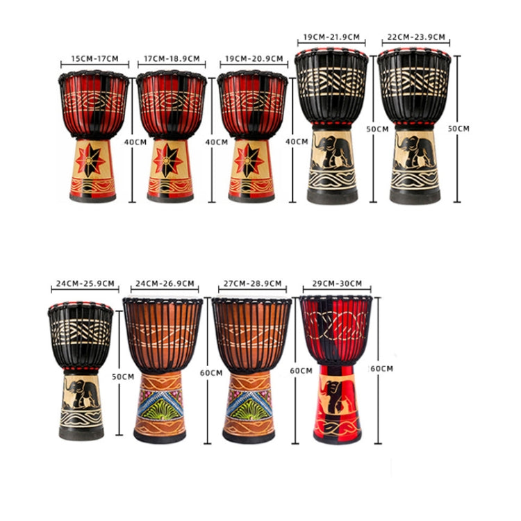 Painted African Drum Children Kindergarten Percussion Instruments Sheepskin Tambourine, Random Delivery, Size:Small 8 In - Percussion Accessories by buy2fix | Online Shopping UK | buy2fix