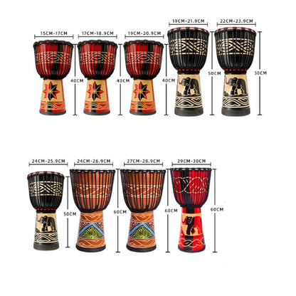 Painted African Drum Children Kindergarten Percussion Instruments Sheepskin Tambourine, Random Delivery, Size:Small 8 In - Percussion Accessories by buy2fix | Online Shopping UK | buy2fix