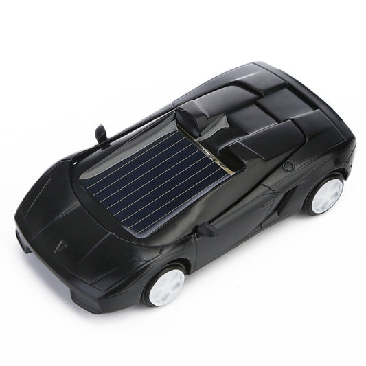3PCS Solar Toys Car Powered Mini Car Racer Toy For Kids(Black) by buy2fix