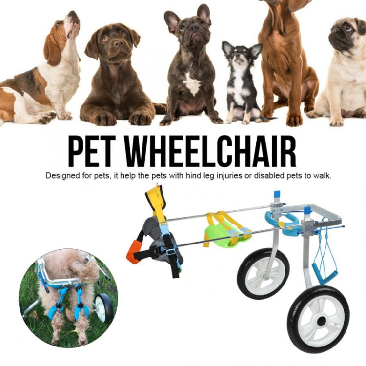 Pet Wheelchair Disabled Dog Old Dog Cat Assisted Walk Car Hind Leg Exercise Car For Dog/Cat Care, Size:L - Training Aids by buy2fix | Online Shopping UK | buy2fix
