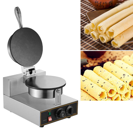 Stainless Steel Single-head Egg Roll Machine Ice Cream Crisp Egg Roller, Size:320x250x178cm