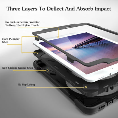 360 Degree Rotation Silicone Protective Cover with Holder and Hand Strap and Long Strap for iPad 5 / iPad Air(Red) - iPad 9.7 (2018) & (2017) Cases by buy2fix | Online Shopping UK | buy2fix