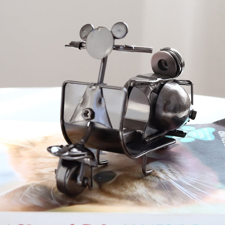 Mini Iron Sheep Motorcycle Decoration Creative Home Desktop Decoration Online Shop Shooting Props( Silver Grey) - Desktop Ornaments by buy2fix | Online Shopping UK | buy2fix