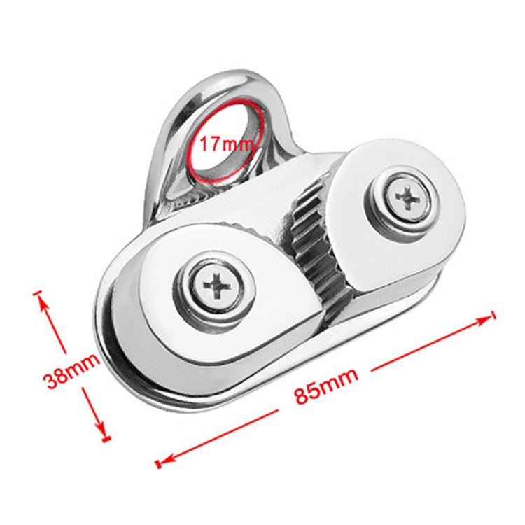 Marine Sailboat 316 Stainless Steel Pulley Rope Clamp - Marine Accessories & Parts by buy2fix | Online Shopping UK | buy2fix