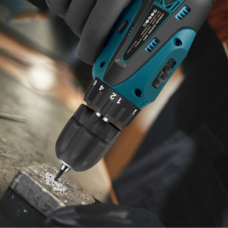 HILDA Electric Drill Cordless Screwdriver Lithium Battery Mini Drill Cordless Screwdriver Power Tools, EU Plug, Model:16.8V with Carton Box - Drill & Drill Bits by buy2fix | Online Shopping UK | buy2fix