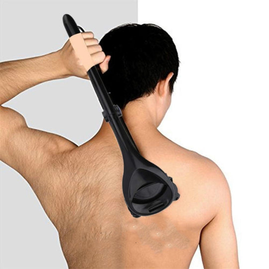 Back Long Handle Shaver Folding Double Cutter Head 2.0 Upgrade Version