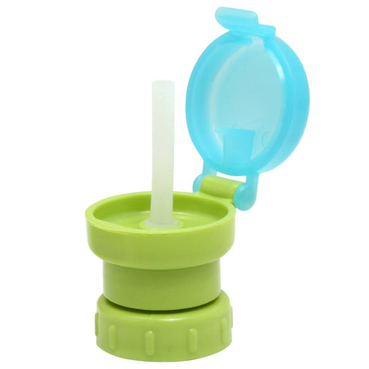 Children Portable Bottled Drinks Anti-overflow Anti-squash Replacement Straw Cap(Green) - Drinking Tools by buy2fix | Online Shopping UK | buy2fix