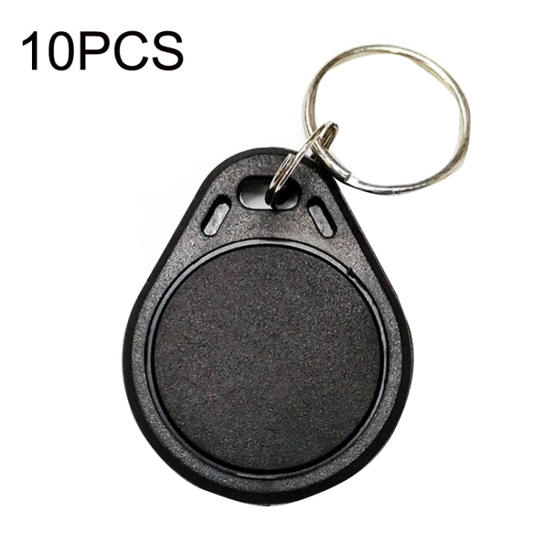 10PCS IC Access Control Card Entree Control M1 Compatibel Fudan Rfid 13.56Mhz Keyfob Sleutelhanger Tag Sleutelhanger(Black) by buy2fix