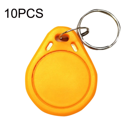 10PCS IC Access Control Card Entree Control M1 Compatibel Fudan Rfid 13.56Mhz Keyfob Sleutelhanger Tag Sleutelhanger(Orange) by buy2fix