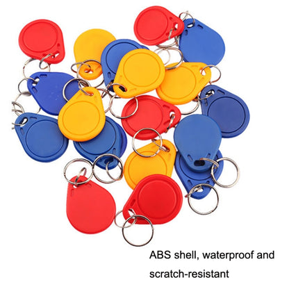 10PCS IC Access Control Card Entree Control M1 Compatibel Fudan Rfid 13.56Mhz Keyfob Sleutelhanger Tag Sleutelhanger(Gray) by buy2fix