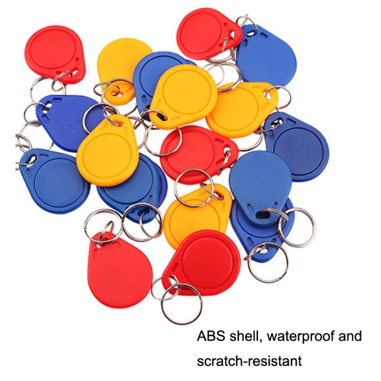 10PCS IC Access Control Card Entree Control M1 Compatibel Fudan Rfid 13.56Mhz Keyfob Sleutelhanger Tag Sleutelhanger(Orange) by buy2fix
