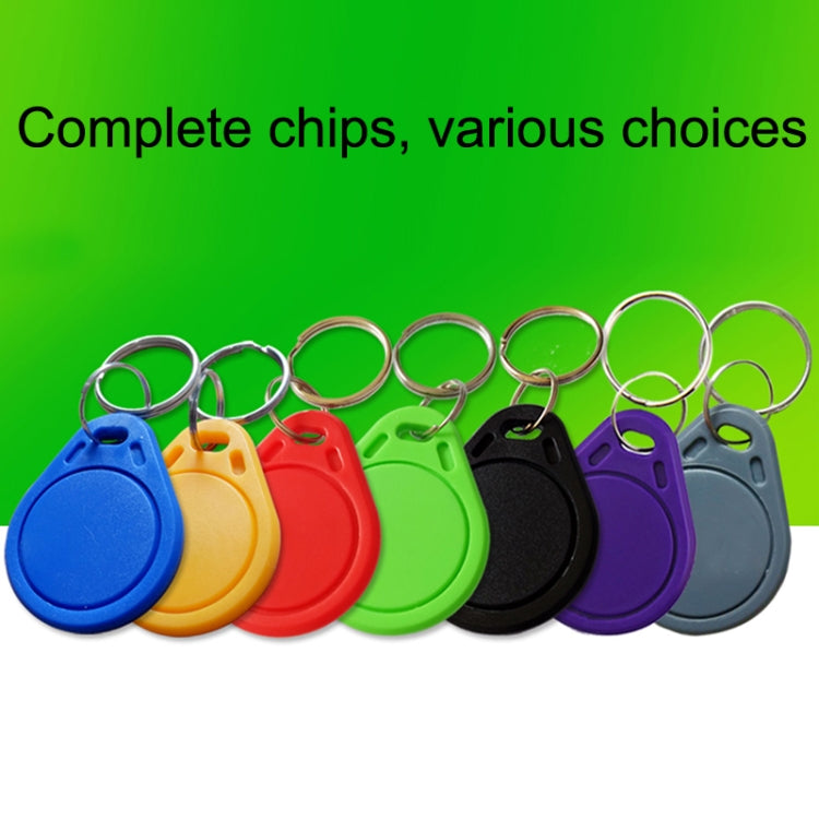 10PCS IC Access Control Card Entree Control M1 Compatibel Fudan Rfid 13.56Mhz Keyfob Sleutelhanger Tag Sleutelhanger(Orange) by buy2fix