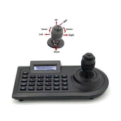 JSK-8003C Monitoring Keyboard PTZ Rocker Ball Camera Keyboard, Specification:4 Axis(EU Plug) by buy2fix