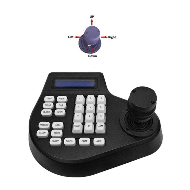 8003H Analog Coaxial Dome Control Keyboard RS485 PTZ, Specification:2 Axis(US Plug) by buy2fix
