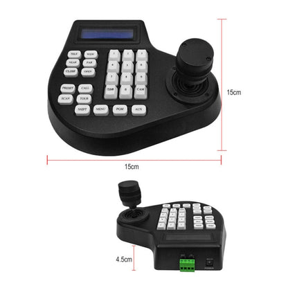 8003H Analog Coaxial Dome Control Keyboard RS485 PTZ, Specification:2 Axis(US Plug) by buy2fix