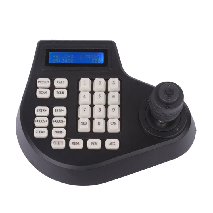 8003H Analog Coaxial Dome Control Keyboard RS485 PTZ, Specification:4 Axis(EU Plug) by buy2fix