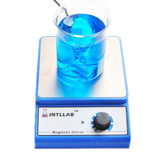 Magnetic Stirrer Laboratory 3000ml Capacity Mixer, EU Plug(Blue) by buy2fix