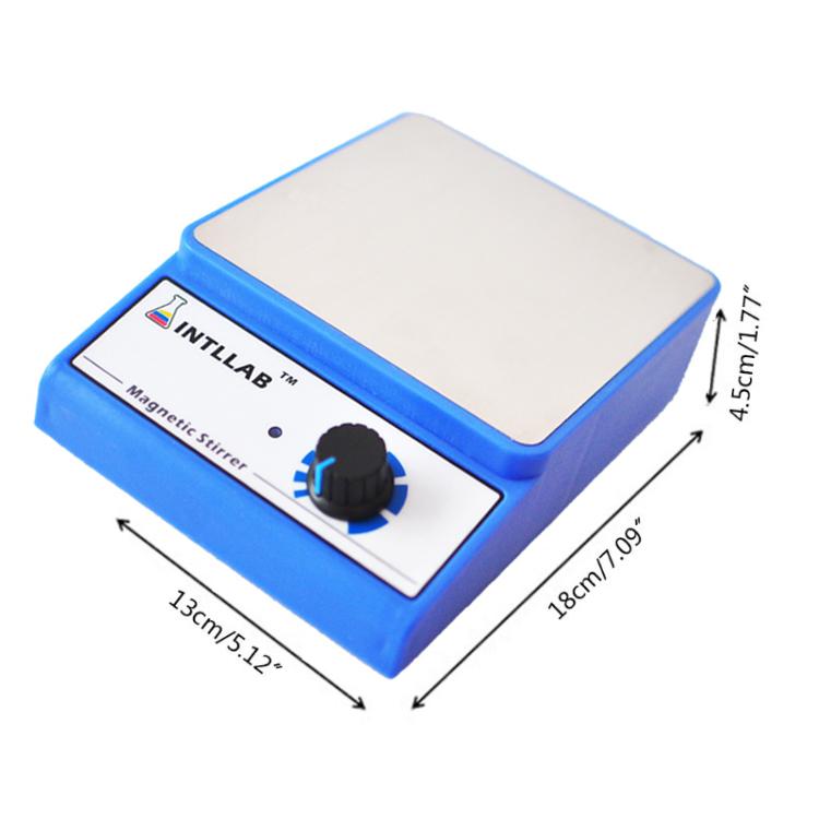 Magnetic Stirrer Laboratory 3000ml Capacity Mixer, EU Plug(Blue) by buy2fix