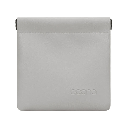 2 PCS Baona Earphone Data Cable Storage Bag Mini Portable U Disk Earphone Bag, Size:Large(Gray) by Baona
