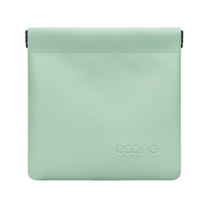2 PCS Baona Earphone Data Cable Storage Bag Mini Portable U Disk Earphone Bag, Size:Large(Mint Green) by Baona