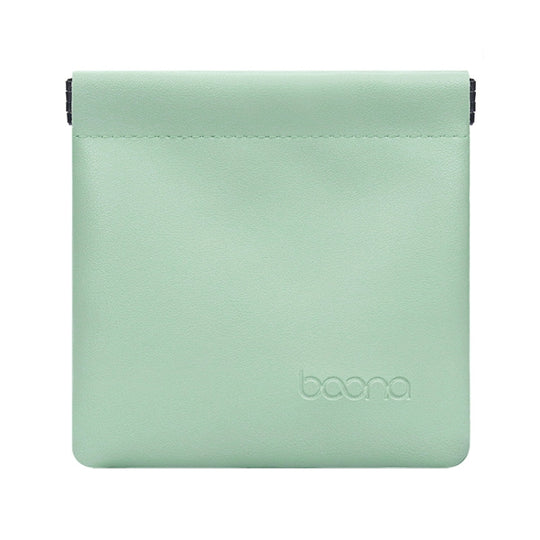 2 PCS Baona Earphone Data Cable Storage Bag Mini Portable U Disk Earphone Bag, Size:Large(Mint Green)