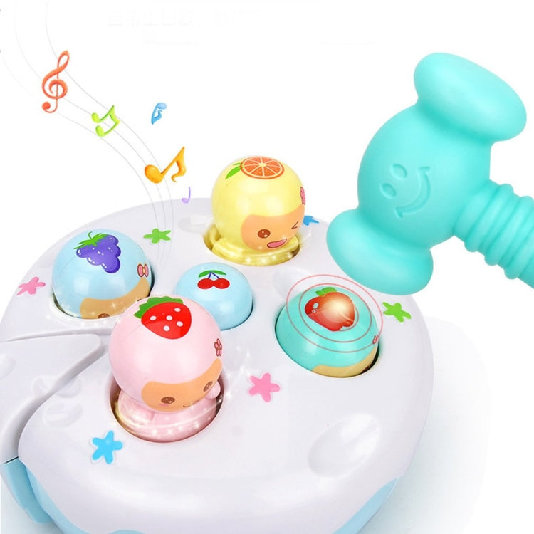 Cake Hitting Hamster Electric Game Machine Percussion with Music Baby Puzzle Children Toys(Pink) - Music Toys by buy2fix | Online Shopping UK | buy2fix