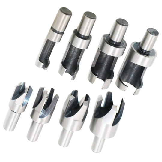 8 In 1 Carbon Steel Corkscrew Woodworking Hole Punch