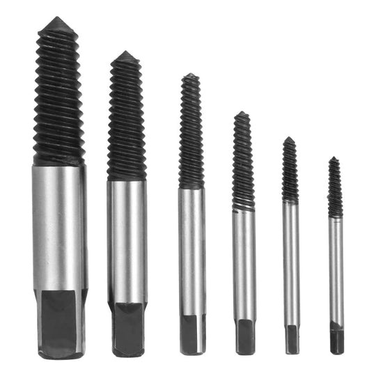 Broken Wire Broken Nail Screw Extractor, Specification:6-piece Set