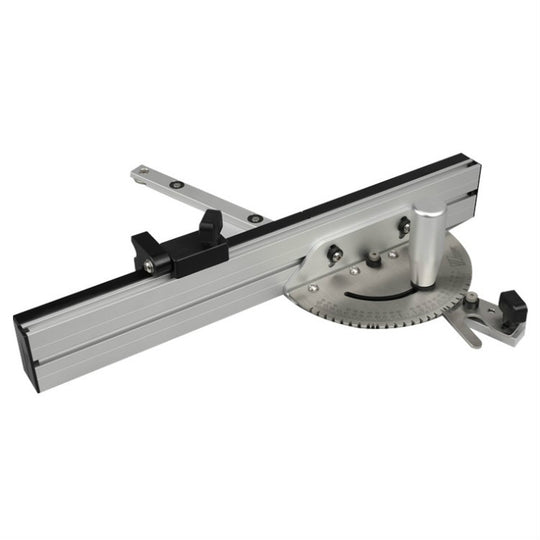 Woodworking Pusher Slide Ruler Woodworking Table Saw Measuring Tool, Style:Aluminum Handle + Tenon + Limit